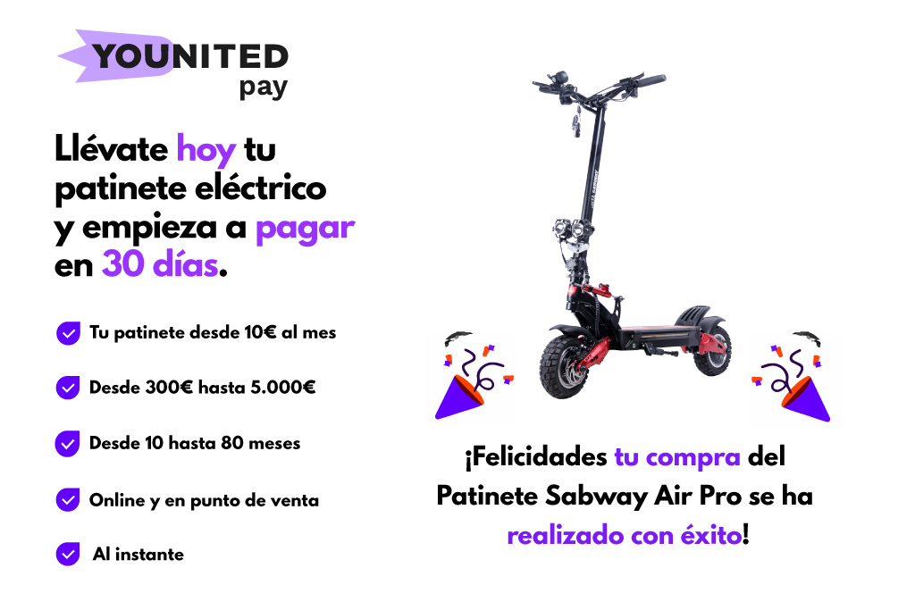 Financia tu patinete eléctrico